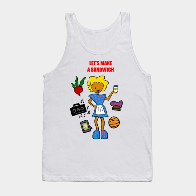 LADY PATTI MAYONNAISE Tank Top by scottashleyj